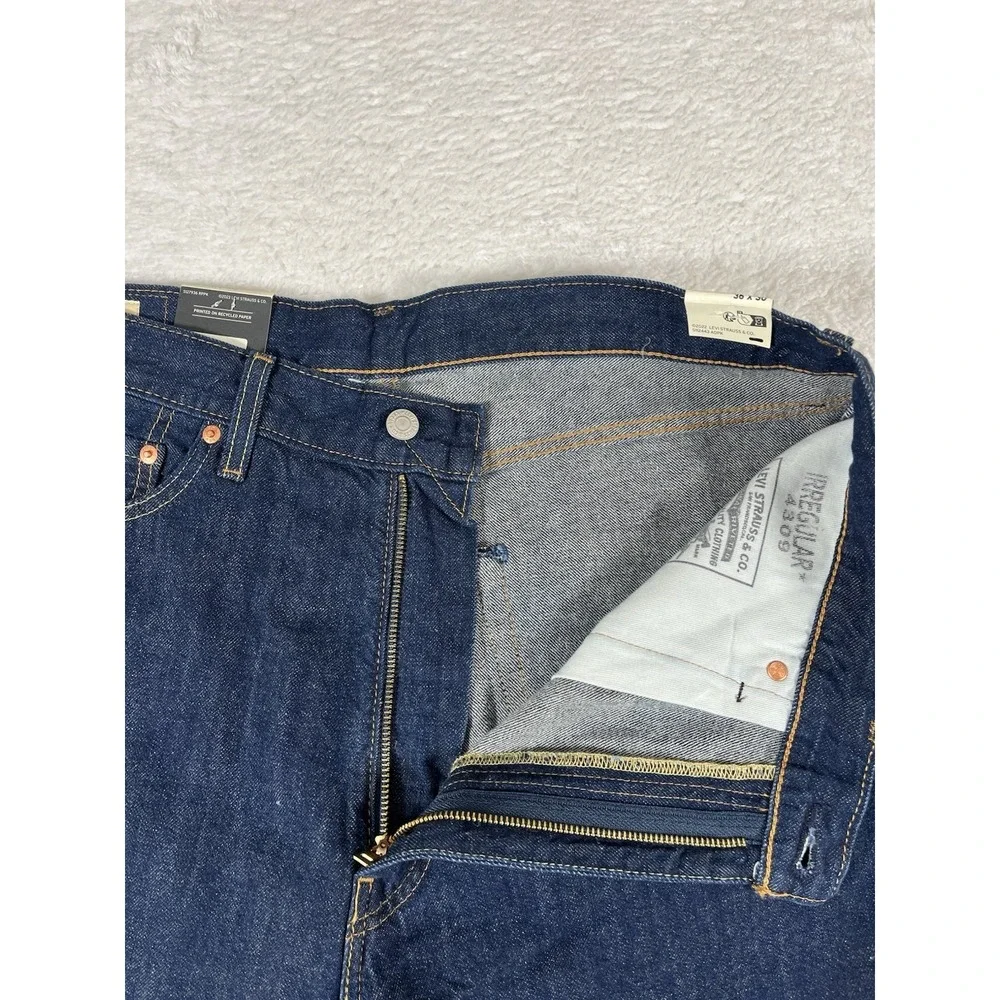 Levis 568 Premium Irregular Loose Straight Dark Wash Jeans Men's 36x30 (38x29)‎